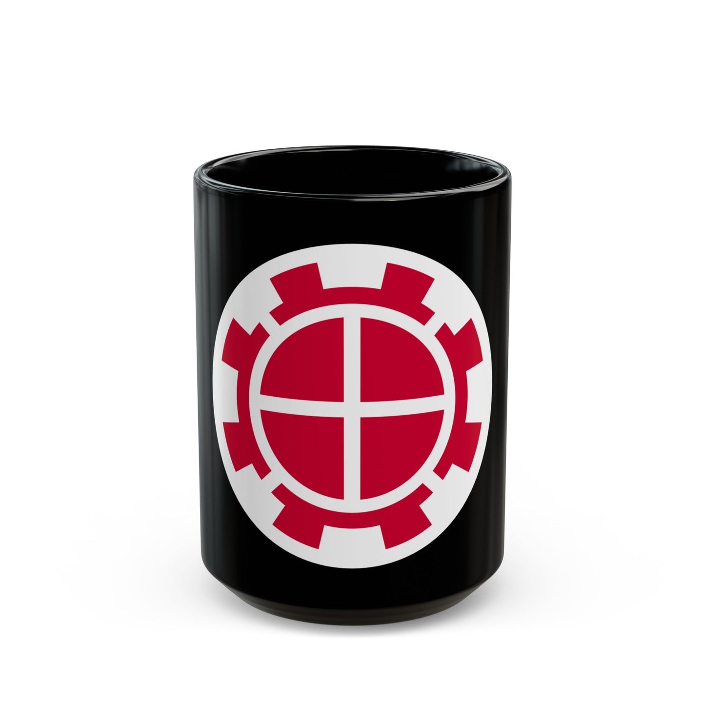 35th Engineer Brigade (U.S. Army) Black Coffee Mug-15oz-The Sticker Space