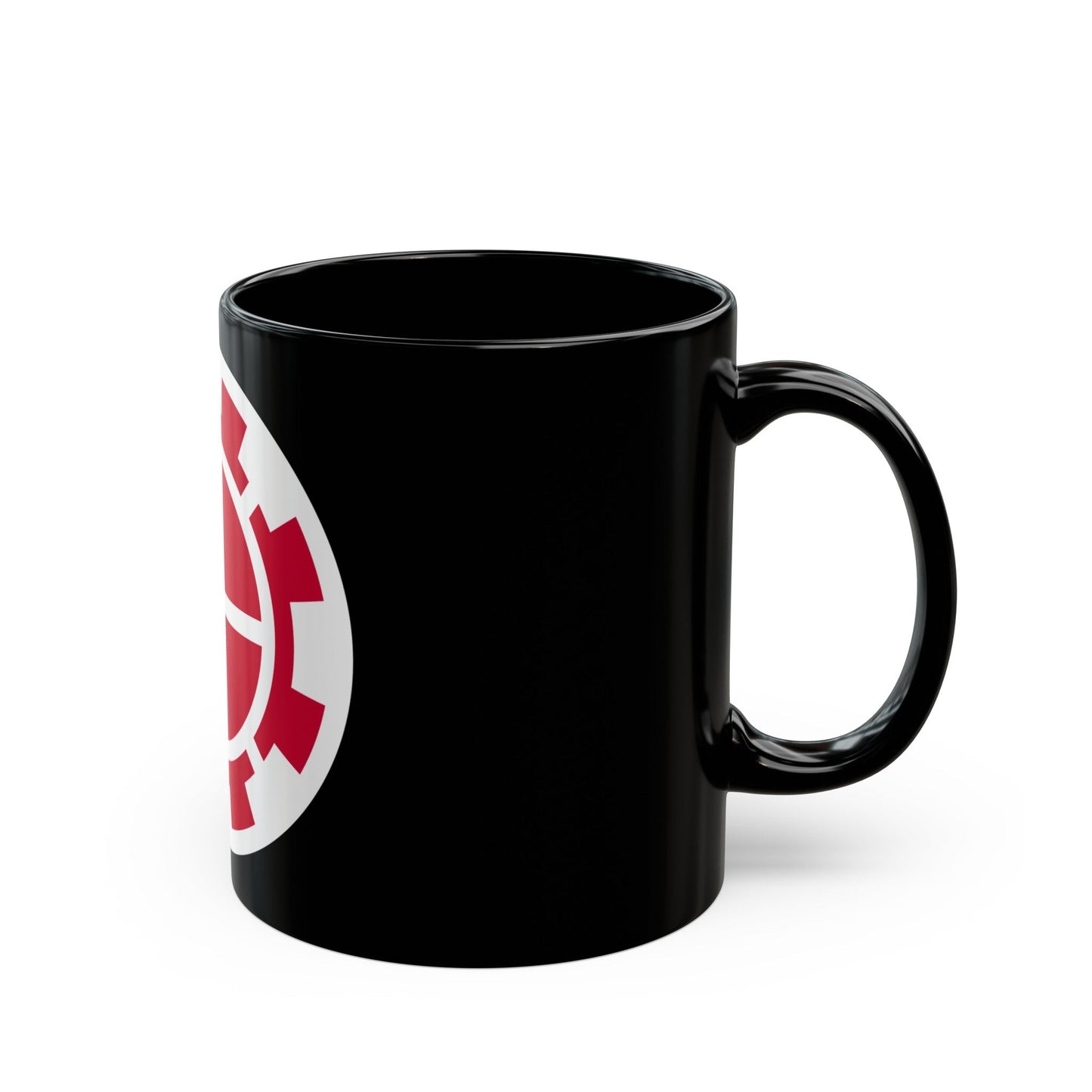 35th Engineer Brigade (U.S. Army) Black Coffee Mug-The Sticker Space