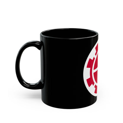 35th Engineer Brigade (U.S. Army) Black Coffee Mug-The Sticker Space