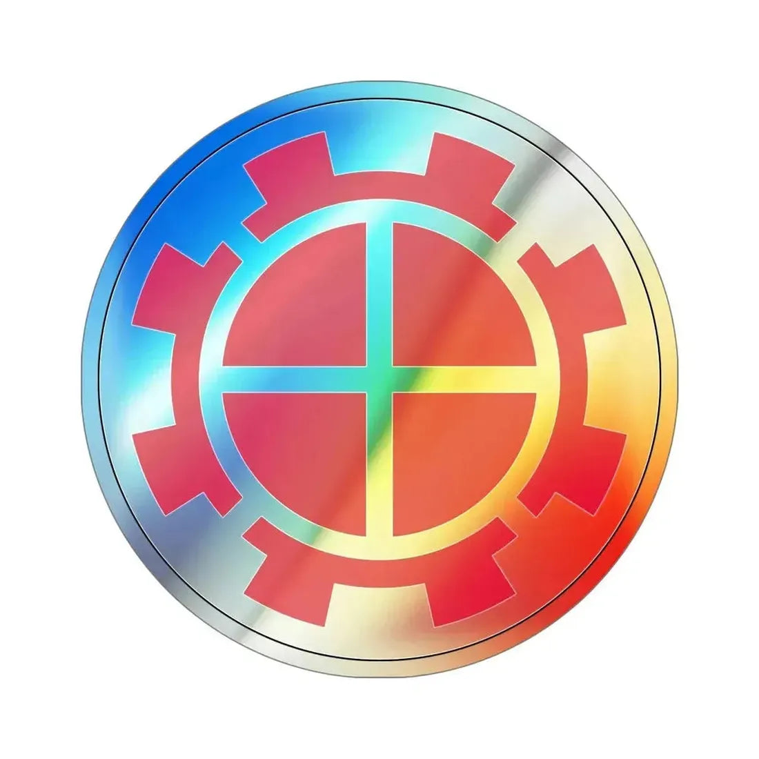 35th Engineer Brigade (U.S. Army) Holographic STICKER Die-Cut Vinyl Decal 6 Inch Holographic - The Sticker Space