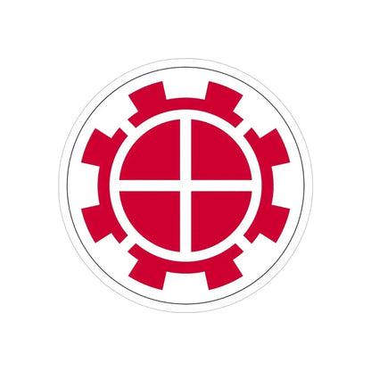 35th Engineer Brigade (U.S. Army) REVERSE PRINT Transparent Die-Cut STICKER - The Sticker Space