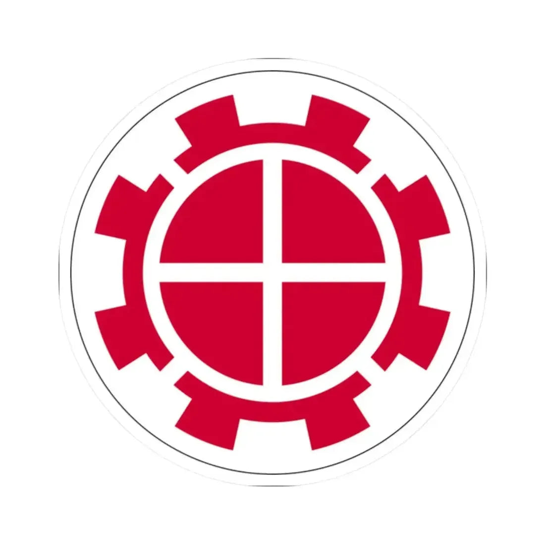 35th Engineer Brigade (U.S. Army) STICKER Vinyl Kiss-Cut Decal 2 Inch White - The Sticker Space