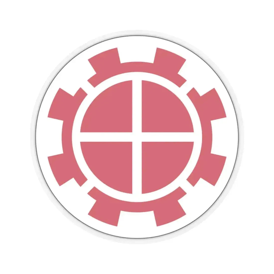 35th Engineer Brigade (U.S. Army) STICKER Vinyl Kiss-Cut Decal 3 Inch Transparent - The Sticker Space