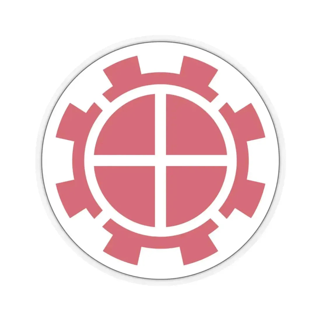 35th Engineer Brigade (U.S. Army) STICKER Vinyl Kiss-Cut Decal 4 Inch Transparent - The Sticker Space