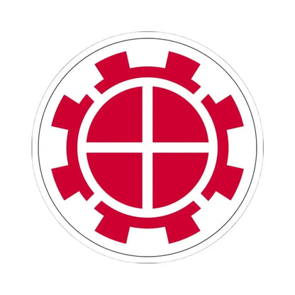 35th Engineer Brigade (U.S. Army) STICKER Vinyl Kiss-Cut Decal 4 Inch White - The Sticker Space