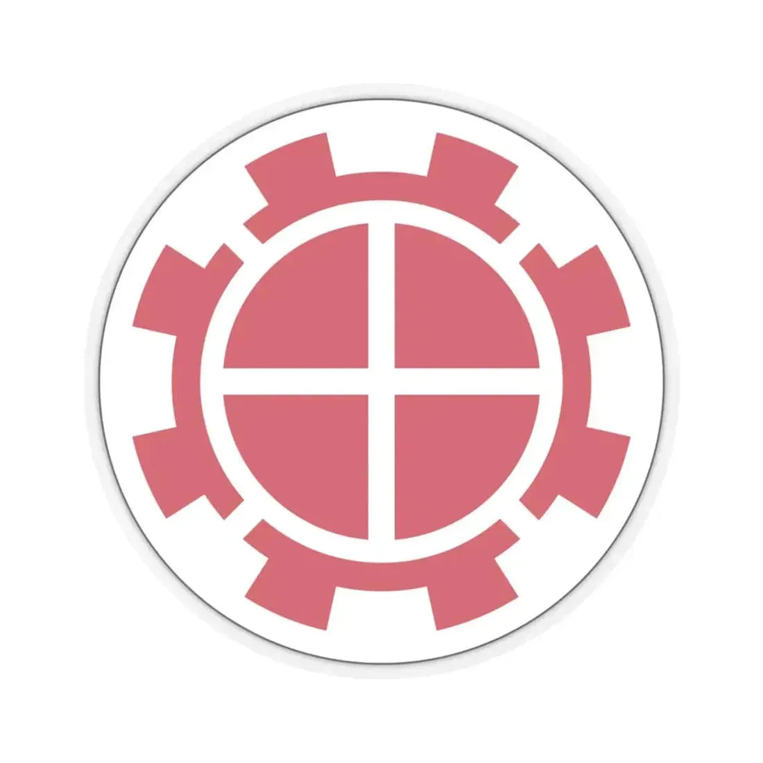 35th Engineer Brigade (U.S. Army) STICKER Vinyl Kiss-Cut Decal 6 Inch Transparent - The Sticker Space