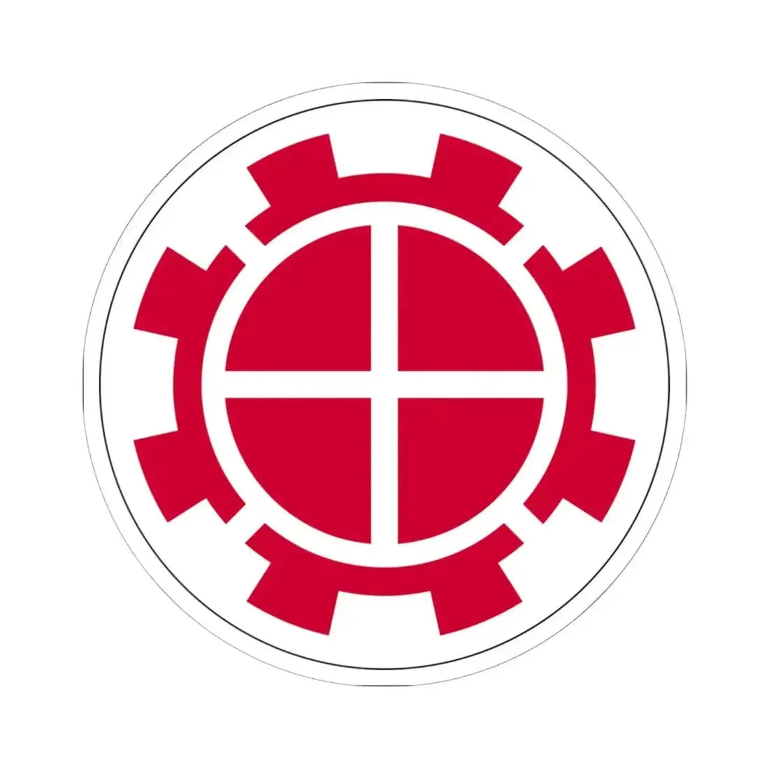 35th Engineer Brigade (U.S. Army) STICKER Vinyl Kiss-Cut Decal 6 Inch White - The Sticker Space