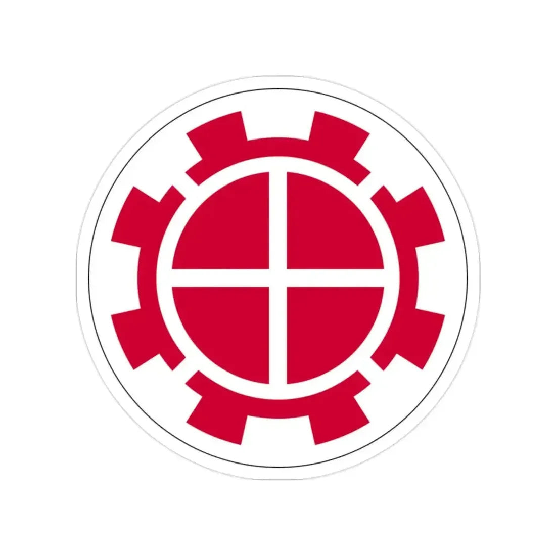 35th Engineer Brigade (U.S. Army) Transparent STICKER Die-Cut Vinyl Decal 2 Inch - The Sticker Space