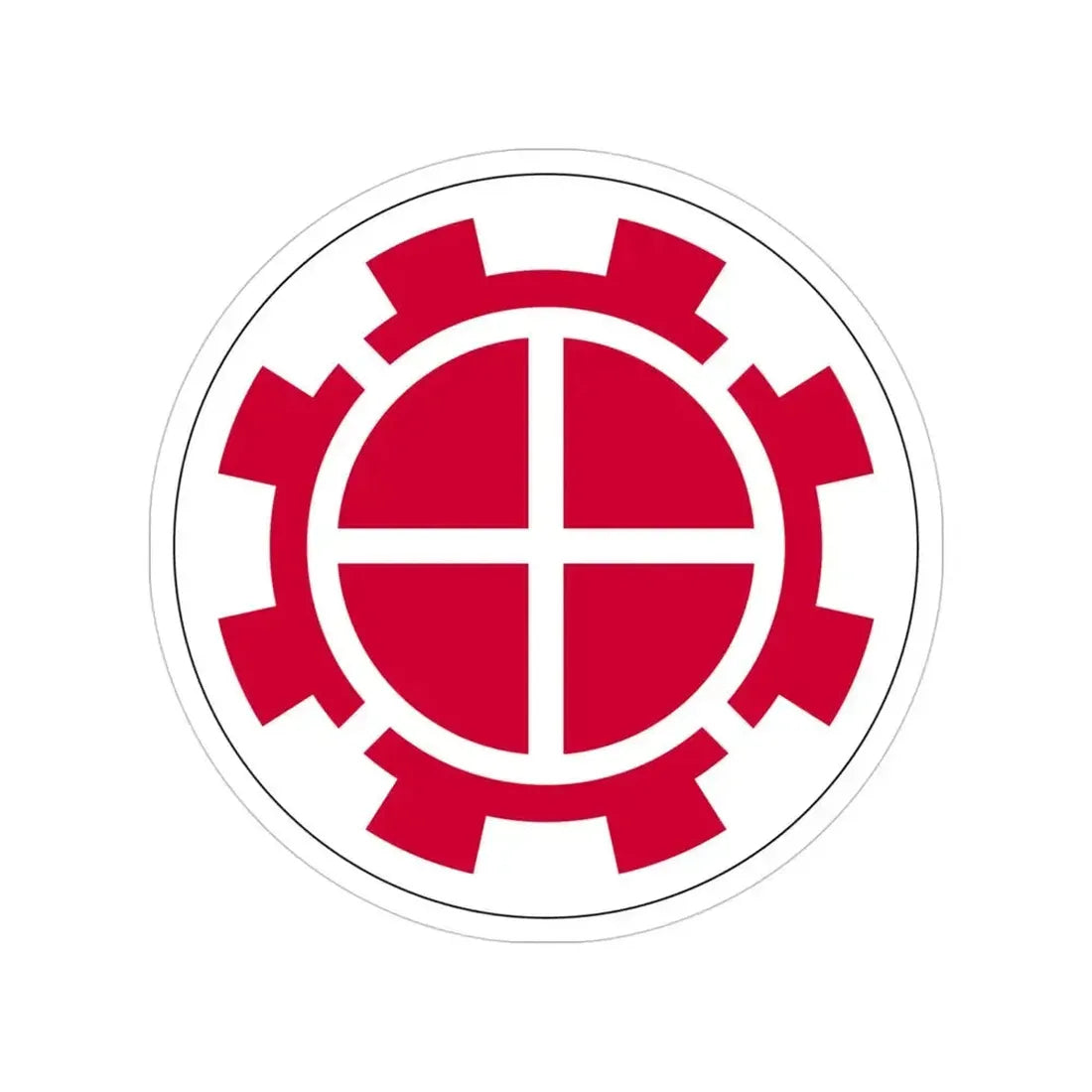 35th Engineer Brigade (U.S. Army) Transparent STICKER Die-Cut Vinyl Decal 4 Inch - The Sticker Space