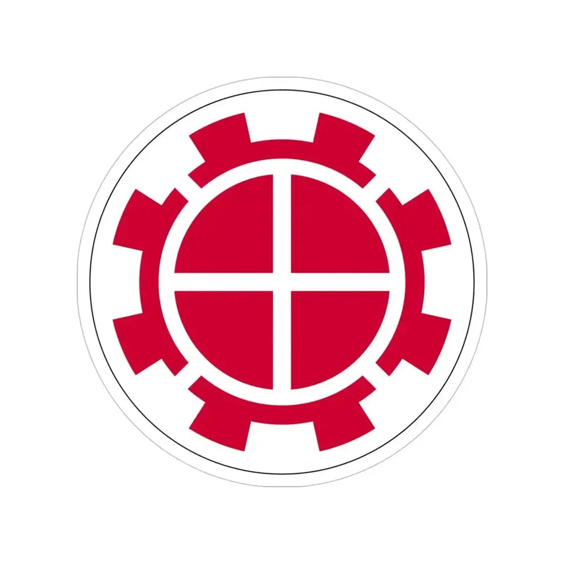 35th Engineer Brigade (U.S. Army) Transparent STICKER Die-Cut Vinyl Decal 5 Inch - The Sticker Space