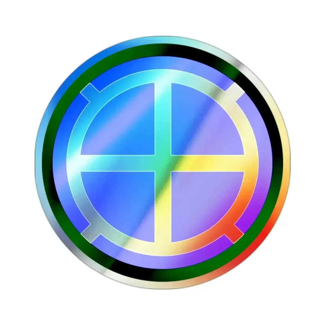 35th Infantry Division SSI (U.S. Army) Holographic STICKER Die-Cut Vinyl Decal - The Sticker Space