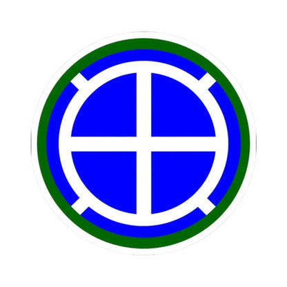 35th Infantry Division SSI (U.S. Army) STICKER Vinyl Kiss-Cut Decal 2 Inch White - The Sticker Space