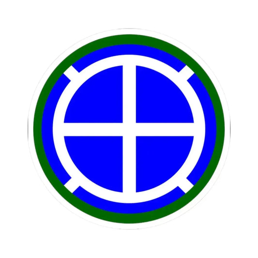 35th Infantry Division SSI (U.S. Army) STICKER Vinyl Kiss-Cut Decal 2 Inch White - The Sticker Space