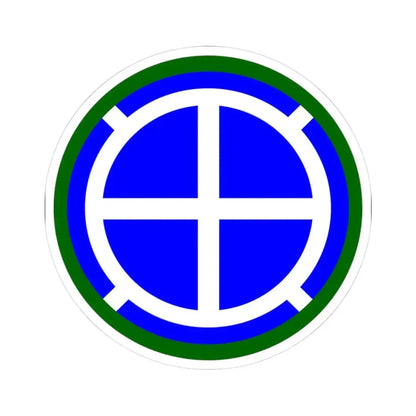 35th Infantry Division SSI (U.S. Army) STICKER Vinyl Kiss-Cut Decal 3 Inch White - The Sticker Space