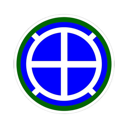 35th Infantry Division SSI (U.S. Army) STICKER Vinyl Kiss-Cut Decal 4 Inch White - The Sticker Space