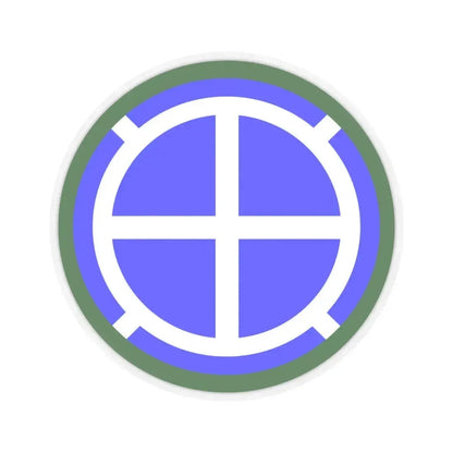 35th Infantry Division SSI (U.S. Army) STICKER Vinyl Kiss-Cut Decal 6 Inch Transparent - The Sticker Space