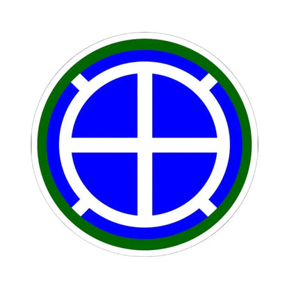 35th Infantry Division SSI (U.S. Army) STICKER Vinyl Kiss-Cut Decal 6 Inch White - The Sticker Space