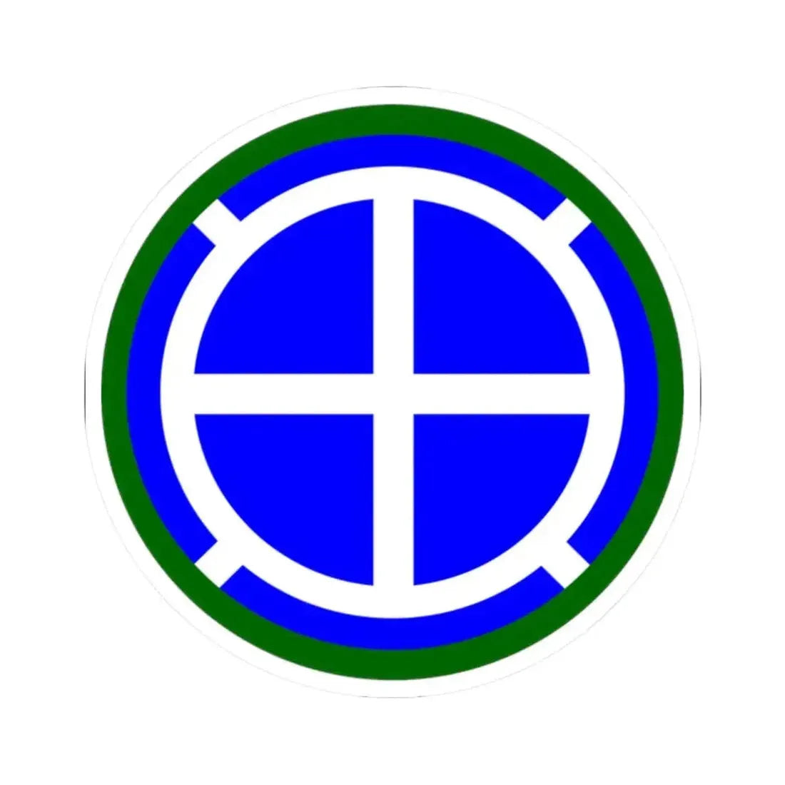 35th Infantry Division SSI (U.S. Army) STICKER Vinyl Kiss-Cut Decal - The Sticker Space