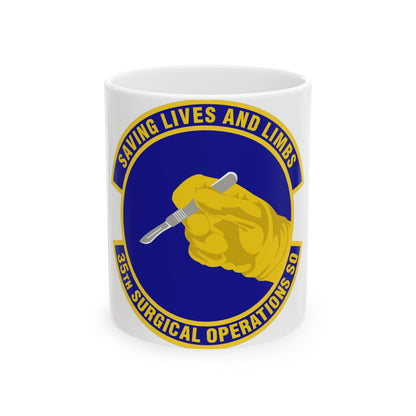 35th Surgical Operations Squadron (U.S. Air Force) White Coffee Mug-11oz-The Sticker Space