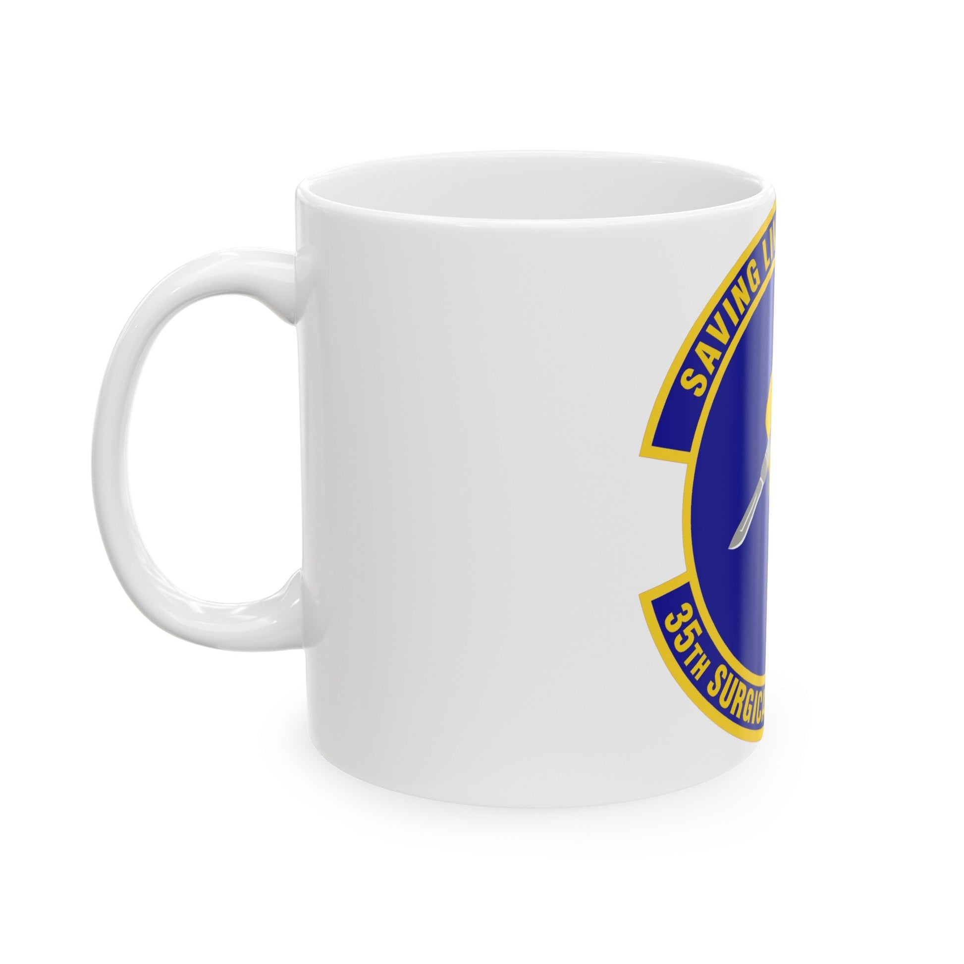 35th Surgical Operations Squadron (U.S. Air Force) White Coffee Mug-The Sticker Space