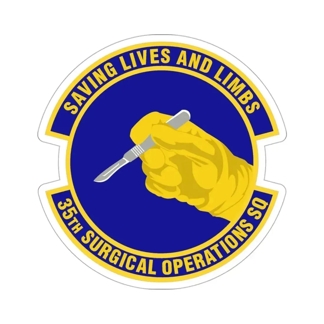 35th Surgical Operations Squadron (U.S. Air Force) STICKER Vinyl Die-Cut Decal - The Sticker Space