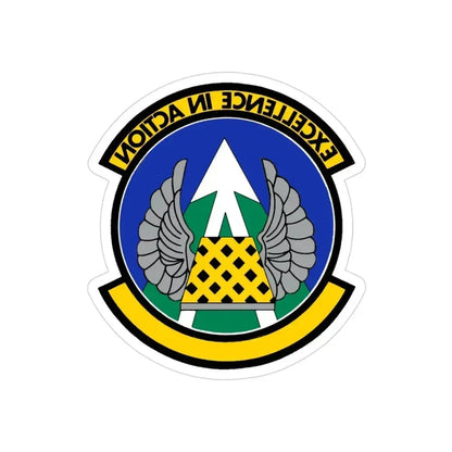 36 Aerial Port Squadron AFRC (U.S. Air Force) REVERSE PRINT Transparent Die-Cut STICKER 3 Inch Die-Cut Transparent - The Sticker Space