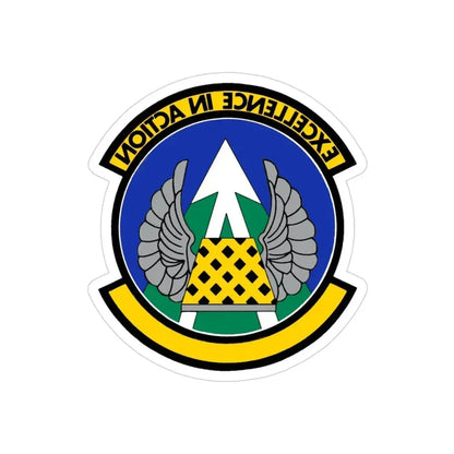 36 Aerial Port Squadron AFRC (U.S. Air Force) REVERSE PRINT Transparent Die-Cut STICKER - The Sticker Space