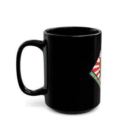 36 Combat Service Support Detachment (USMC) Black Coffee Mug-The Sticker Space