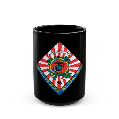 36 Combat Service (USMC) Black Coffee Mug-15oz-The Sticker Space