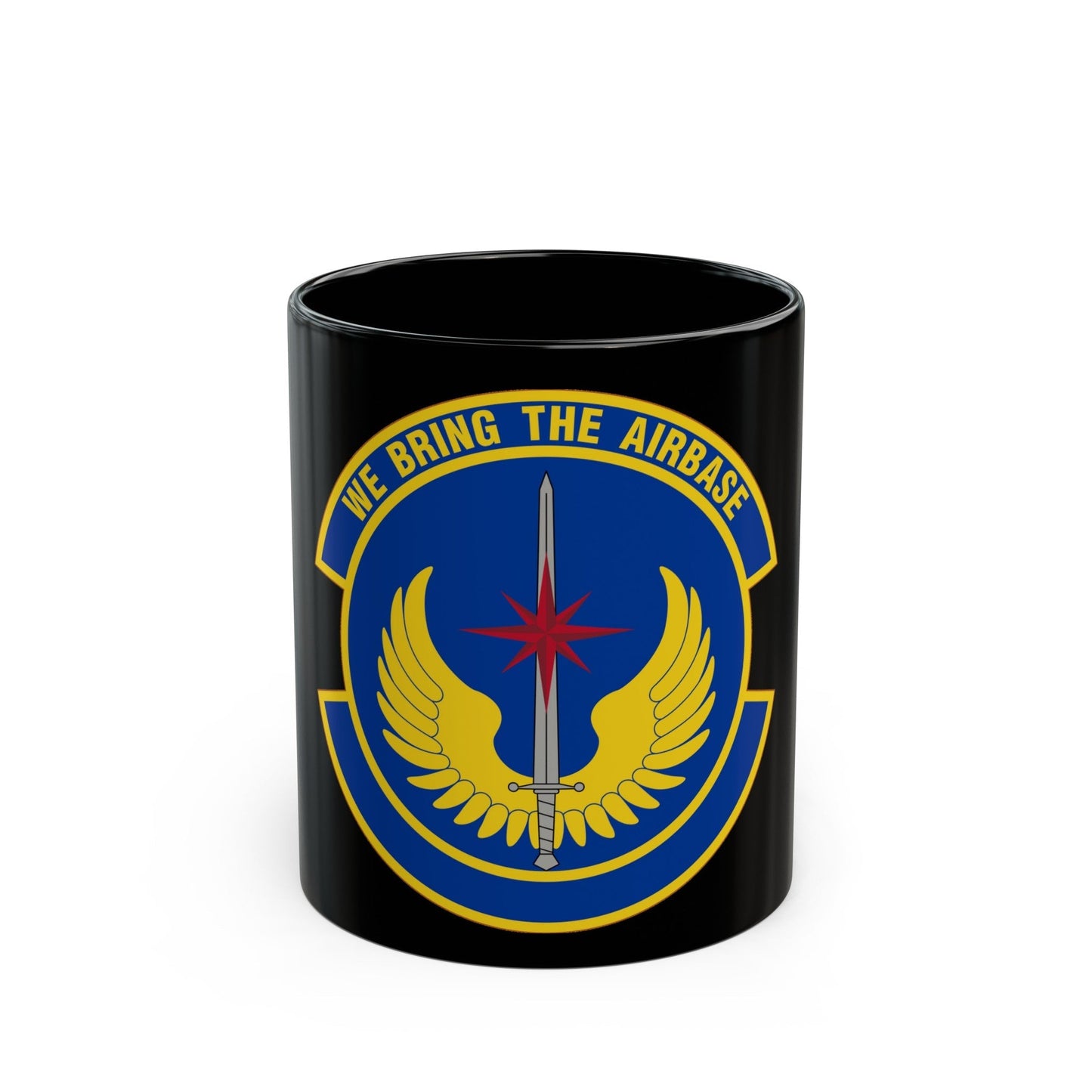 36 Contingency Response Squadron PACAF (U.S. Air Force) Black Coffee Mug-11oz-The Sticker Space