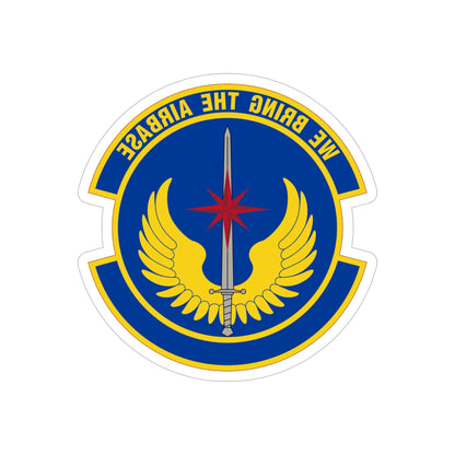 36 Contingency Response Squadron PACAF (U.S. Air Force) REVERSE PRINT Transparent STICKER-4" × 4"-The Sticker Space