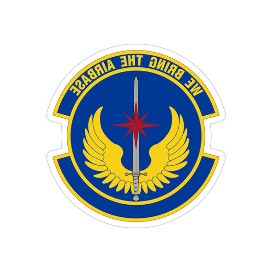 36 Contingency Response Squadron PACAF (U.S. Air Force) REVERSE PRINT Transparent STICKER-6" × 6"-The Sticker Space