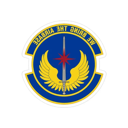 36 Contingency Response Squadron PACAF (U.S. Air Force) REVERSE PRINT Transparent Die-Cut STICKER 2 Inch Die-Cut Transparent - The Sticker Space