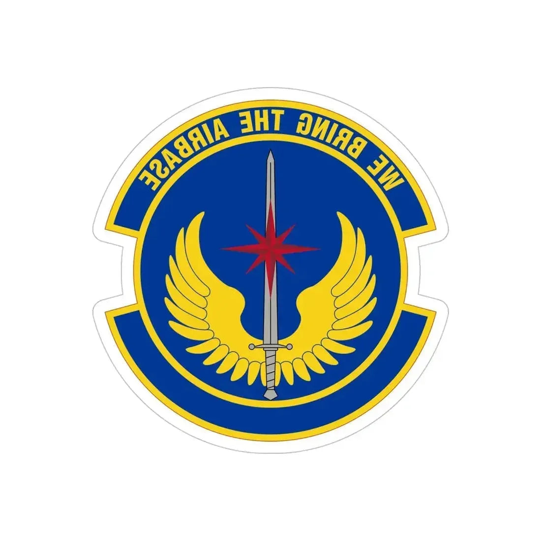 36 Contingency Response Squadron PACAF (U.S. Air Force) REVERSE PRINT Transparent Die-Cut STICKER - The Sticker Space