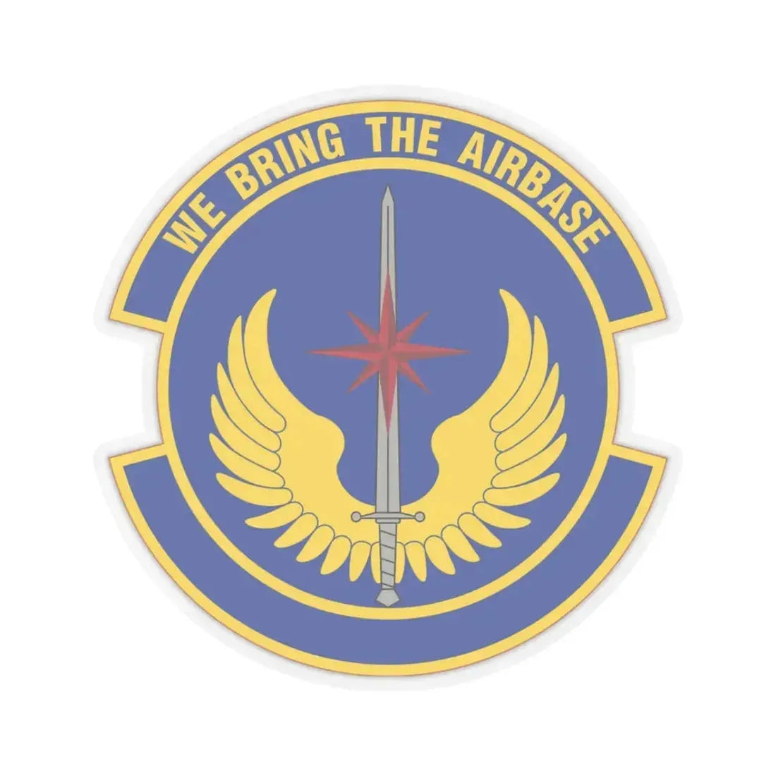 36 Contingency Response Squadron PACAF (U.S. Air Force) STICKER Vinyl Kiss-Cut Decal 3 Inch Transparent - The Sticker Space