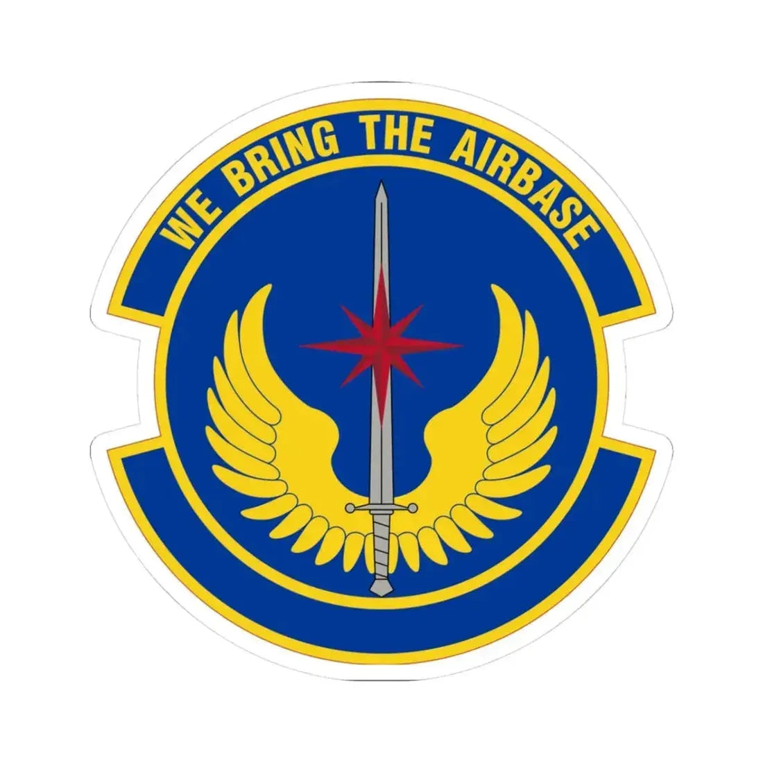 36 Contingency Response Squadron PACAF (U.S. Air Force) STICKER Vinyl Kiss-Cut Decal 3 Inch White - The Sticker Space