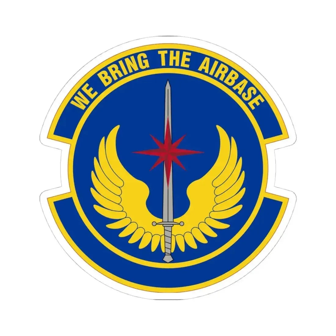 36 Contingency Response Squadron PACAF (U.S. Air Force) STICKER Vinyl Kiss-Cut Decal 4 Inch White - The Sticker Space