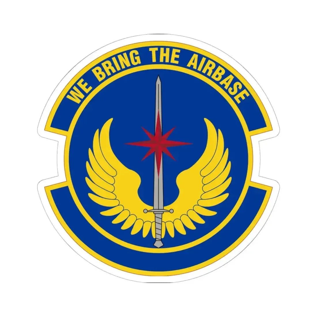 36 Contingency Response Squadron PACAF (U.S. Air Force) STICKER Vinyl Kiss-Cut Decal 6 Inch White - The Sticker Space