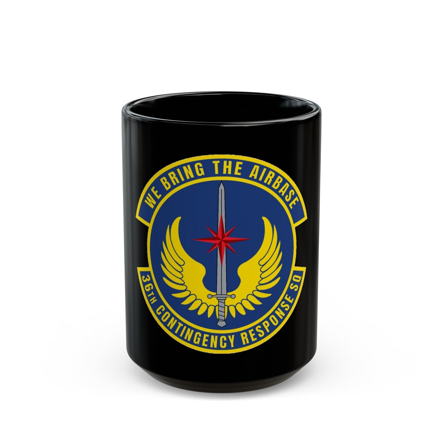 36 Contingency Response Squadron PACAF v2 (U.S. Air Force) Black Coffee Mug-15oz-The Sticker Space