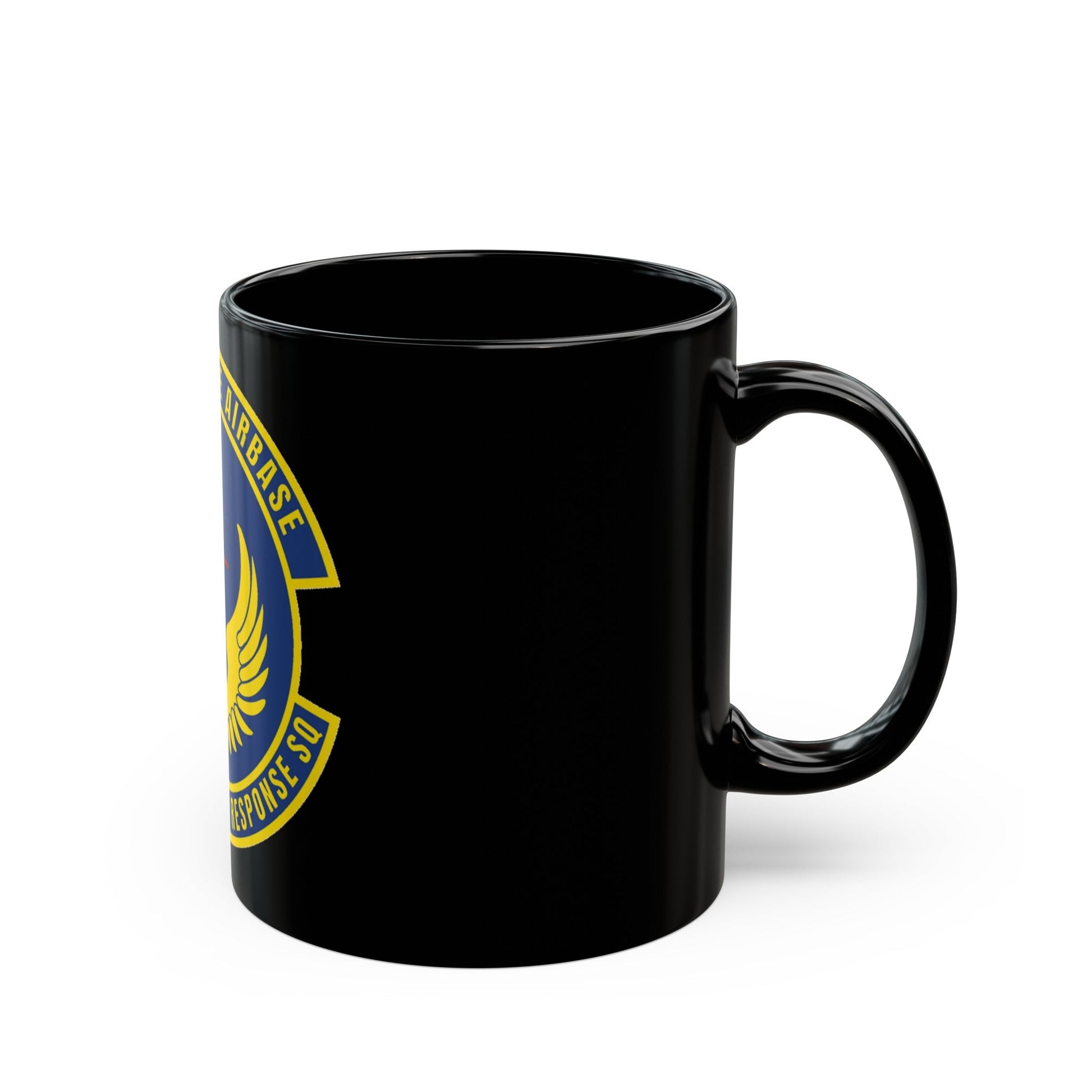 36 Contingency Response Squadron PACAF v2 (U.S. Air Force) Black Coffee Mug-The Sticker Space