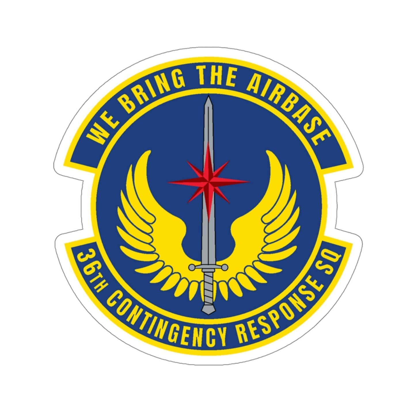 36 Contingency Response Squadron PACAF v2 (U.S. Air Force) STICKER Vinyl Die-Cut Decal-4 Inch-The Sticker Space