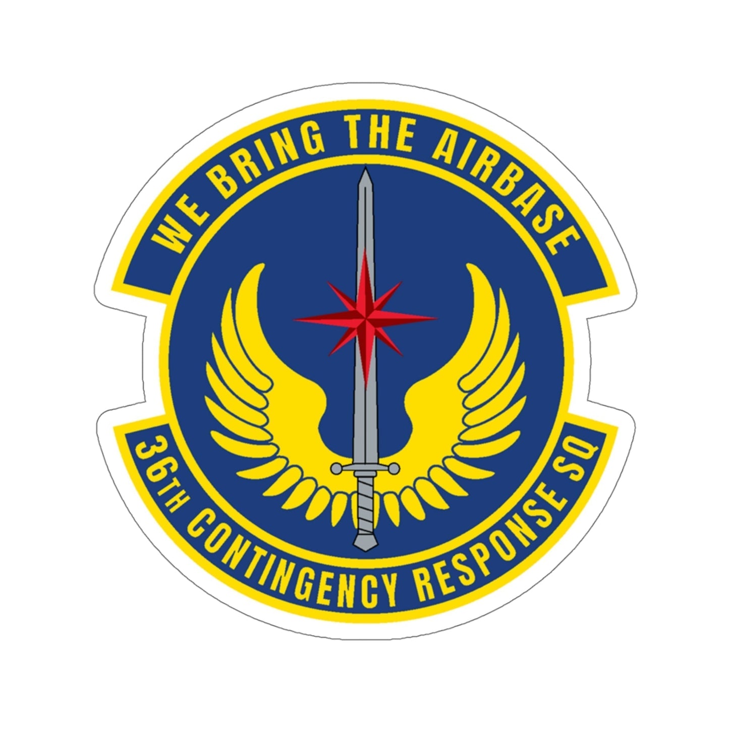 36 Contingency Response Squadron PACAF v2 (U.S. Air Force) STICKER Vinyl Die-Cut Decal-5 Inch-The Sticker Space