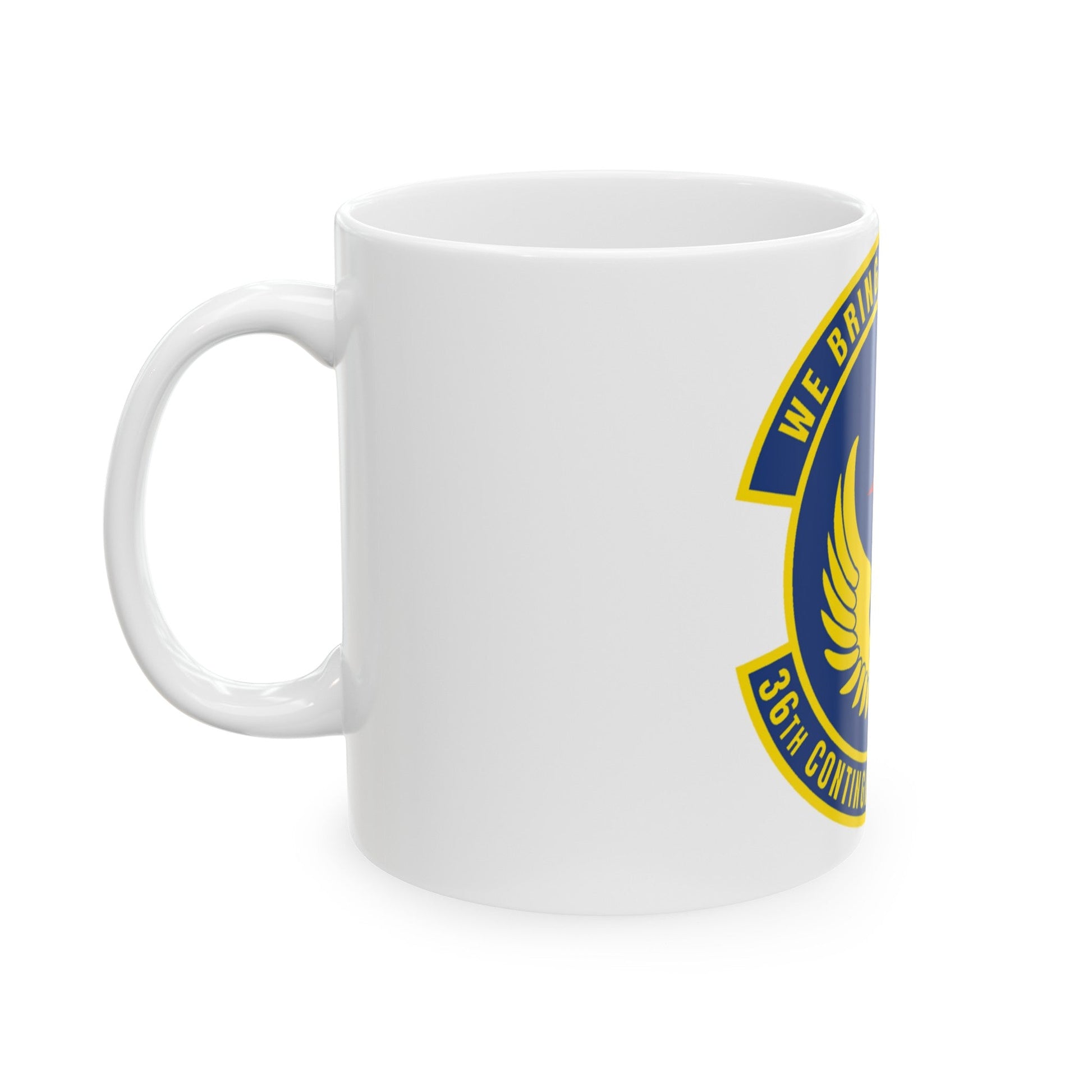 36 Contingency Response Squadron PACAF v2 (U.S. Air Force) White Coffee Mug-The Sticker Space