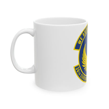 36 Contingency Response Squadron PACAF v2 (U.S. Air Force) White Coffee Mug-The Sticker Space