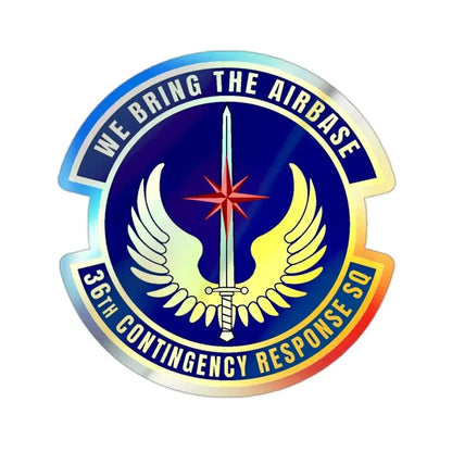 36 Contingency Response Squadron PACAF v2 (U.S. Air Force) Holographic STICKER Die-Cut Vinyl Decal 2 Inch Holographic - The Sticker Space
