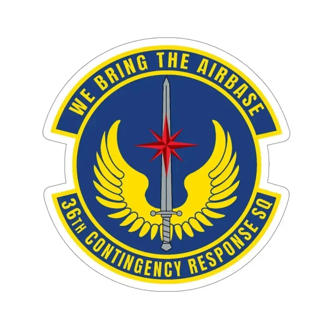 36 Contingency Response Squadron PACAF v2 (U.S. Air Force) STICKER Vinyl Die-Cut Decal 4 Inch - The Sticker Space
