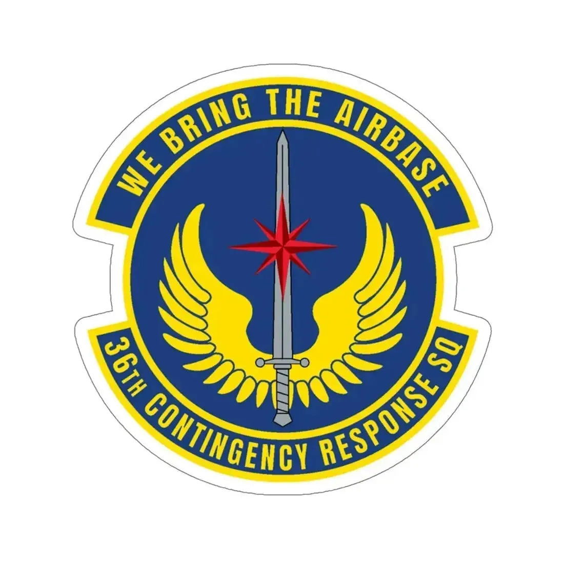 36 Contingency Response Squadron PACAF v2 (U.S. Air Force) STICKER Vinyl Die-Cut Decal 6 Inch - The Sticker Space