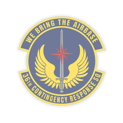36 Contingency Response Squadron PACAF v2 (U.S. Air Force) STICKER Vinyl Kiss-Cut Decal 4 Inch Transparent - The Sticker Space