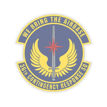 36 Contingency Response Squadron PACAF v2 (U.S. Air Force) STICKER Vinyl Kiss-Cut Decal 6 Inch Transparent - The Sticker Space
