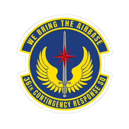 36 Contingency Response Squadron PACAF v2 (U.S. Air Force) STICKER Vinyl Kiss-Cut Decal 6 Inch White - The Sticker Space